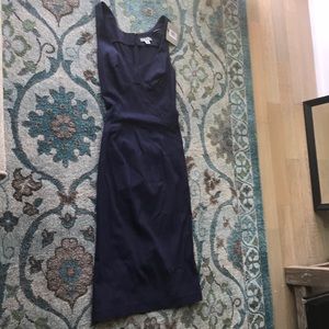 Comfortable and chic navy blue dress